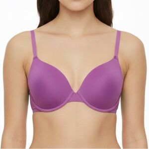 PINK Victoria’s Secret 34B Push Up Purple Bra